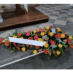 Dessus de cercueils en fleur pour les deuils à Toulouse